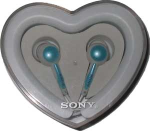 Sluchátka 3,5 mm Sony Fontopia bílo-modrá