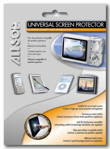 Universal Screen Protector Allsop - 3 kusy