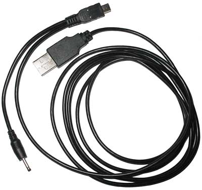 Synchronizační a nabíjecí kabel pro Palm TE/Zire/Z21/31/72/miniUSB černý